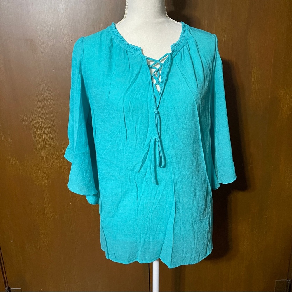 Jennie & Maris Teal Blouse